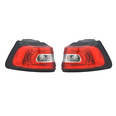 Rareelectrical - New Tail Light Pair Compatible With Jeep Grand Cherokee 2014-2015 Ch2804107 Ch2805107 68102906Af - Image 5