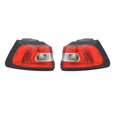 Rareelectrical - New Tail Light Pair Compatible With Jeep Grand Cherokee 2014-2015 Ch2804107 Ch2805107 68102906Af - Image 7