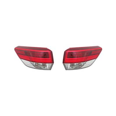 Rareelectrical - New Outer Tail Light Pair Fits Toyota Highlander 2017 Gas To2805132 81560-0E160 - Image 9