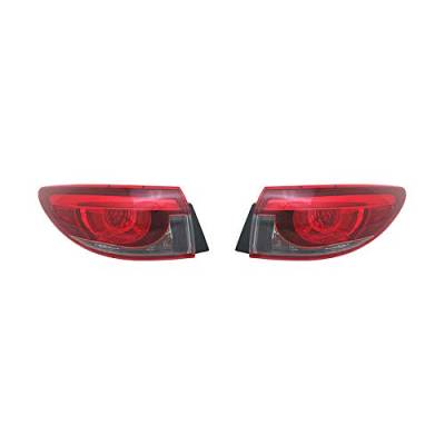 Rareelectrical - New Tail Light Pair Fits Mazda 6 2.5L 2016-2017 Ma2805121 Gmn3-51-160B Ma2804121 - Image 9