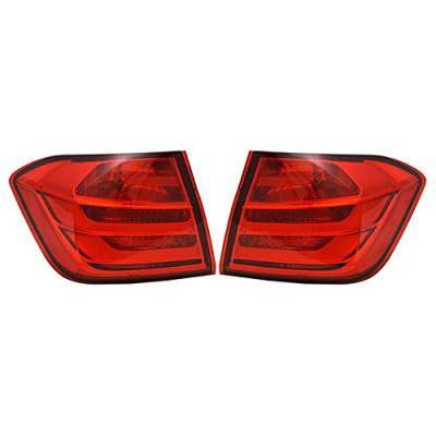 Rareelectrical - New Outer Tail Light Pair Fits Bmw 325I 2012-13 63217313040 Bm2804104 Bm2805104 - Image 9