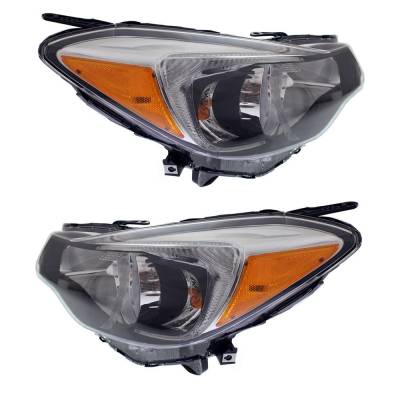 Rareelectrical - New Pair Of Halogen Headlights Compatible With Subaru Impreza Base Sedan Hatchback 2.0L 2015 2016 By - Image 7