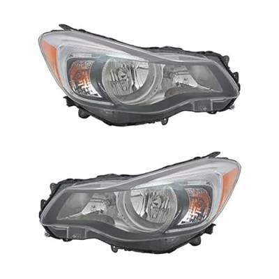 Rareelectrical - New Pair Of Halogen Headlights Compatible With Subaru Impreza Base Sedan Hatchback 2.0L 2015 2016 By - Image 9