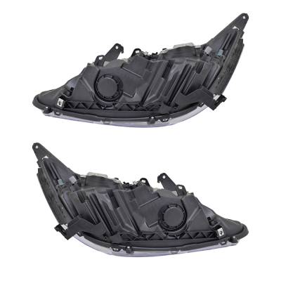 Rareelectrical - New Pair Of Led Headlights Compatible With Honda Accord Touring Sedan 4 Door 3.5L 2016 2017 By Part - Image 7