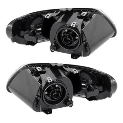 Rareelectrical - New Pair Of Headlights Compatible With Dodge Grand Caravan Base Mini Cargo Van 2006 2007 By Part - Image 3