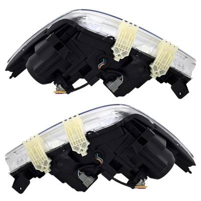 Rareelectrical - New Pair Of Headlights Compatible With Nissan Armada Platinum Sport Utility 4-Door 5.6L 2017 2018 - Image 9