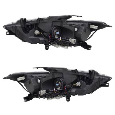 Rareelectrical - New Pair Of Headlights Compatible With Nissan Maxima Platinum Sedan 2016 2017 2018 By Part Numbers - Image 3