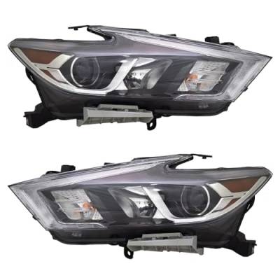 Rareelectrical - New Pair Of Headlights Compatible With Nissan Maxima Platinum Sedan 2016 2017 2018 By Part Numbers - Image 9