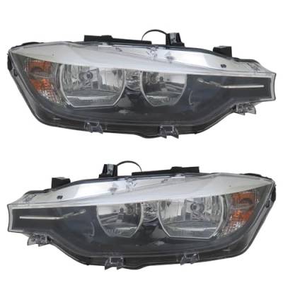 Rareelectrical - New Pair Of Headlights Compatible With Bmw 330I Sport Sedan 4-Door 2016 2017 By Part Numbers - Image 7