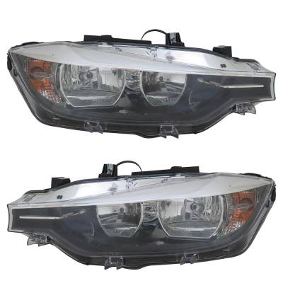 Rareelectrical - New Pair Of Headlights Compatible With Bmw 330I Sport Sedan 4-Door 2016 2017 By Part Numbers - Image 9