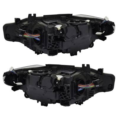 Rareelectrical - New Pair Of Headlights Compatible With Bmw 328I Base Sedan 4-Door 2016 By Part Numbers Bm2503188 - Image 3