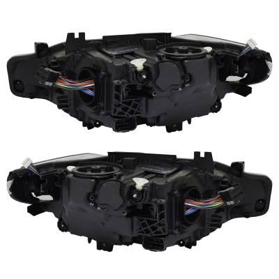 Rareelectrical - New Pair Of Headlights Compatible With Bmw 328I Xdrive Base Wagon 4-Door 2016 By Part Numbers - Image 9