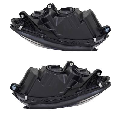 Rareelectrical - New Pair Of Headlights Compatible With Mercedes-Benz C350 Base Coupe 2012 2013 2014 2015 By Part - Image 3