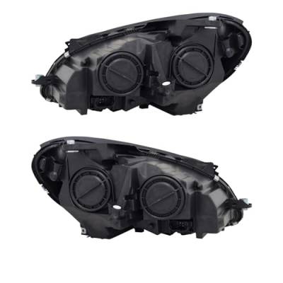 Rareelectrical - New Pair Of Headlights Compatible With Mercedes-Benz C350 Base Coupe 2012 2013 2014 2015 By Part - Image 5