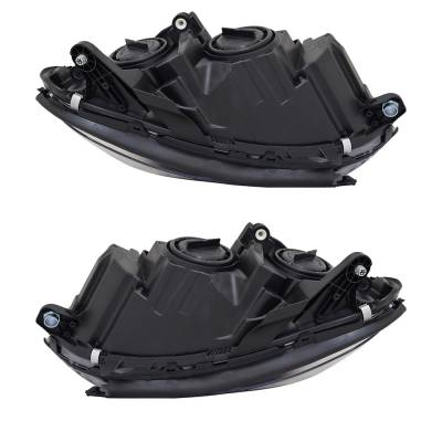 Rareelectrical - New Pair Of Headlights Compatible With Mercedes-Benz C350 Base Coupe 2012 2013 2014 2015 By Part - Image 9