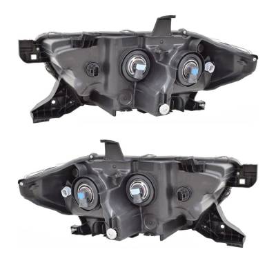 Rareelectrical - New Pair Of Halogen Headlights Compatible With Toyota Tacoma Trail Special Edition Crew Cab Pickup - Image 3