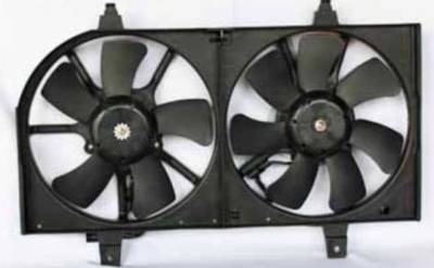 Rareelectrical - New Ac Condenser Fan Assembly Compatible With 2001 Nissan Sentra Dual Radiator Condenser - Image 5