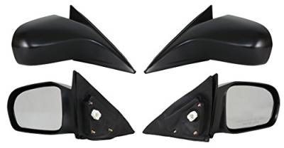 Rareelectrical - New Door Mirror Pair Compatible With Honda 01-05 Civic Hx Lx Coupe Power W/O Heat Hd35er 63554H - Image 5