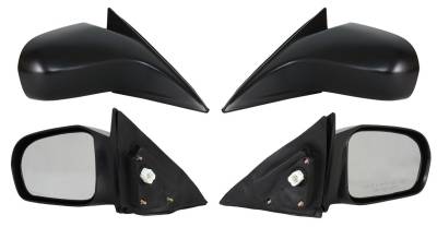 Rareelectrical - New Door Mirror Pair Compatible With Honda 01-05 Civic Hx Lx Coupe Power W/O Heat Hd35er 63554H - Image 7