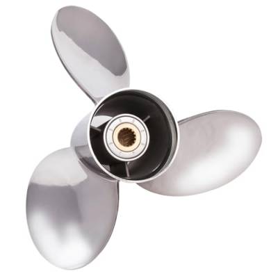 Rareelectrical - New 150-300 Hp Clockwise Propeller Compatible With Suzuki Df150 15 Spline 150 2003 2004 2005 2006 - Image 5