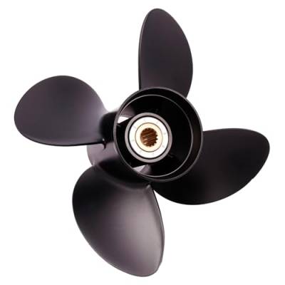 Rareelectrical - New 150-225 Hp Propeller Compatible With Suzuki Dt150 15 Spline 150 1986 1987 1988 1989 1990 1991 - Image 5