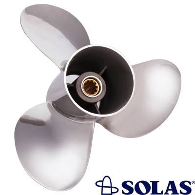 Rareelectrical - New 15-35 Hp Propeller Compatible With Johnson/Evinrude 2 Cyl 2 Stroke 14 Spline 25 1988 1989 1990 - Image 3