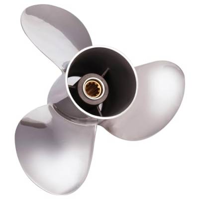 Rareelectrical - New 15-35 Hp Propeller Compatible With Johnson/Evinrude 2 Cyl 2 Stroke 14 Spline 25 1988 1989 1990 - Image 5