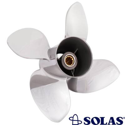 Rareelectrical - New 14 Tooth 15-35 Hp Propeller Compatible With Johnson/Evinrude Commercial 14 Spline 25 1992 1993 - Image 9