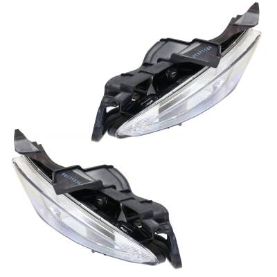 Rareelectrical - New Pair Of Fog Lights Compatible With Hyundai Elantra Gls Se Sedan 2007-2010 By Part Numbers - Image 7