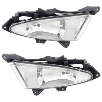 Rareelectrical - New Pair Of Fog Lights Compatible With Hyundai Elantra Gls Se Sedan 2007-2010 By Part Numbers - Image 9