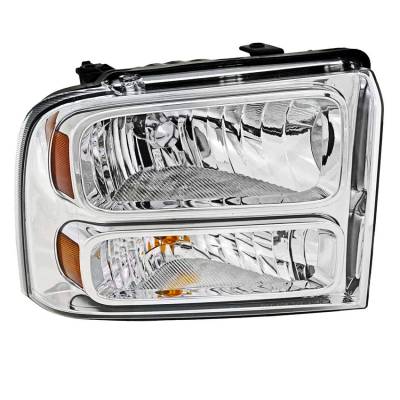 Rareelectrical - New Right Headlight Compatible With Ford F-250 Super Duty King Ranch Lariat Xl Xlt 2005-2007 By Part - Image 1