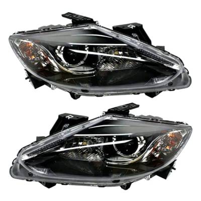 Rareelectrical - New Pair Of Halogen Headlight Compatible With Mazda Cx-9 Sport 2013-2015 By Part Number Tk21-51-031B - Image 5