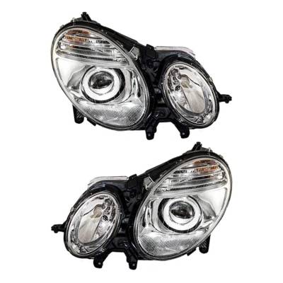 Rareelectrical - New Pair Of Halogen Headlight Compatible With Mercedes-Benz E320 Sedan 2007-2009 By Part Number - Image 5