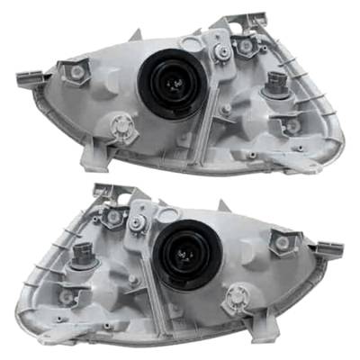 Rareelectrical - New Pair Of Headlight Compatible With Toyota Echo Sedan 2003-2005 By Part Number 81130-52300 - Image 2