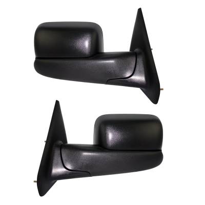 Rareelectrical - New Door Mirrors Pair Fits Dodge Ram 2500 Sport Trx4 06-07 55077493An Ch1321227 - Image 2