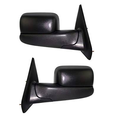 Rareelectrical - New Door Mirrors Pair Fits Dodge Ram 2500 Sport Trx4 06-07 55077493An Ch1321227 - Image 4