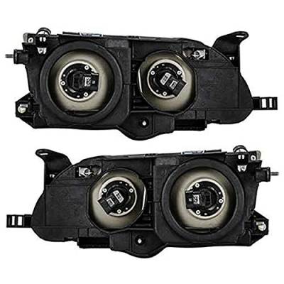 Rareelectrical - New Pair Of Headlight Compatible With Toyota Corolla Sedan 1993-1997 By Part Number 81110-1E221 - Image 7