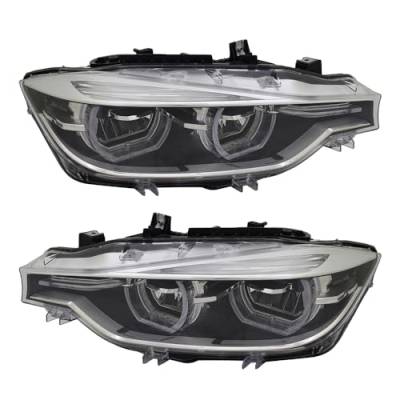 Rareelectrical - New Pair Of Headlights Compatible With Bmw 330E Iperformance Sport Line Sedan 2016-2018 By Part - Image 7