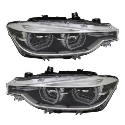 Rareelectrical - New Pair Of Headlights Compatible With Bmw 330E Iperformance Sport Line Sedan 2016-2018 By Part - Image 9