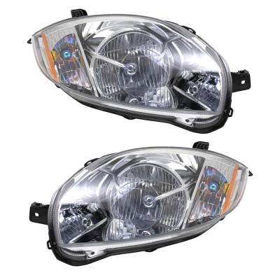 Rareelectrical - New Pair Headlights Compatible With Mitsubishi Eclipse Gt Hatchback 2006 2007 By Part Numbers - Image 7