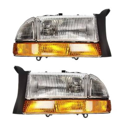 Rareelectrical - New Pair Of Headlights Compatible With Dodge Durango Sxt Sport Utility 2003 By Part Numbers - Image 5