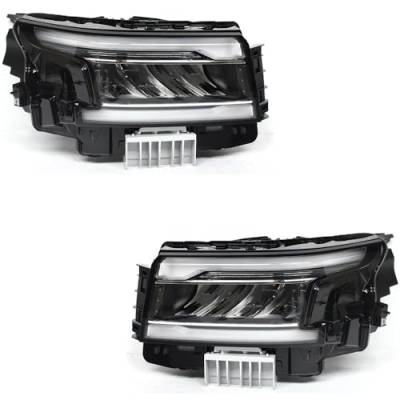 Rareelectrical - New Pair Of Headlights Compatible With Nissan Frontier Pro-4X Pro-X Sv Crew Cab Pickup 4-Door 2022 - Image 9