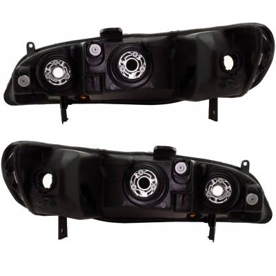 Rareelectrical - New Pair Of Headlights Compatible With Nissan Altima Gle Sedan 2.4L 1998 1999 By Part Number - Image 3