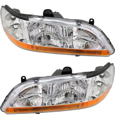 Rareelectrical - New Pair Of Headlights Compatible With Nissan Altima Gle Sedan 2.4L 1998 1999 By Part Number - Image 5