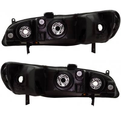 Rareelectrical - New Pair Of Headlights Compatible With Nissan Altima Gle Sedan 2.4L 1998 1999 By Part Number - Image 9