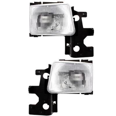 Rareelectrical - New Pair Of Headlights Compatible With Dodge Ram 2500 3500 Van Extended Standard Van 1996 1997 By - Image 7