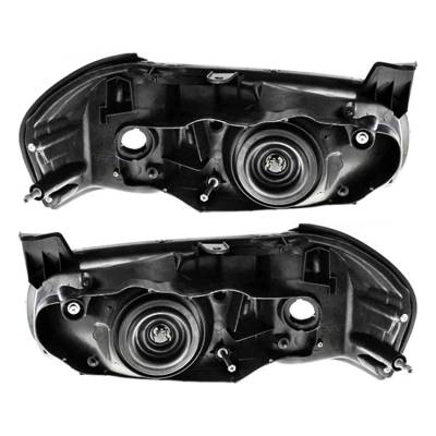 Rareelectrical - New Pair Of Headlights Compatible With Nissan Maxima Gle Sedan 3.0L 2000 2001 By Part Number - Image 3