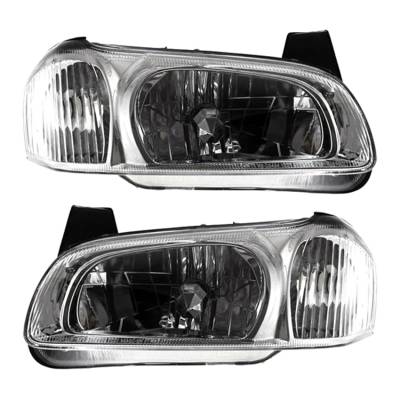 Rareelectrical - New Pair Of Headlights Compatible With Nissan Maxima Gle Sedan 3.0L 2000 2001 By Part Number - Image 5