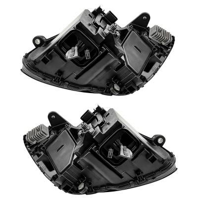 Rareelectrical - New Pair Of Headlights Compatible With Mercedes-Benz C43 Amg Convertible Hid Bulb High Low Beam - Image 7