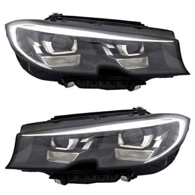 Rareelectrical - New Pair Of Headlights Compatible With Bmw 330I Xdrive Sedan 2019 2020 2021 2022 Part Number 63 11 8 - Image 9